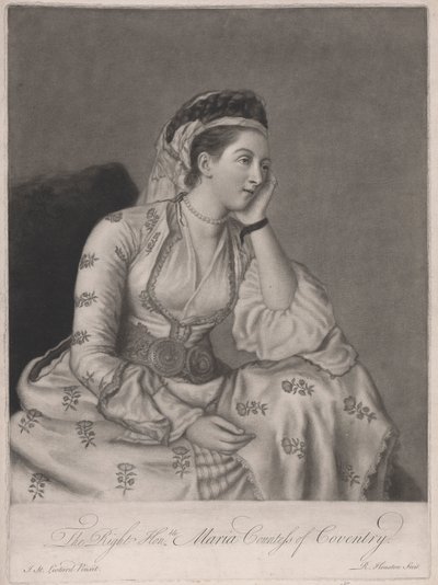 The Right Honorable Maria Countess of Coventry by Richard Houston
