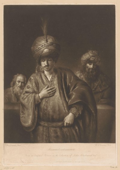 Haman Condemnation by Richard Houston