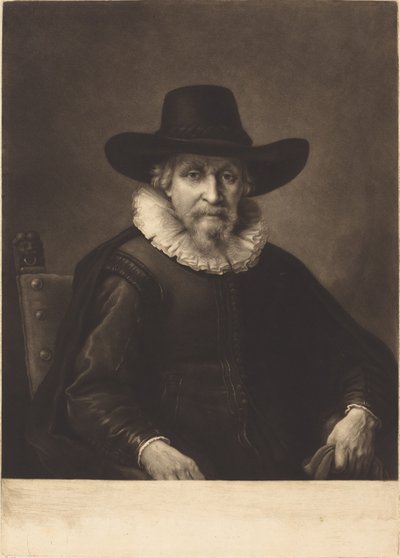 The Burgomaster by Richard Houston after Rembrandt van Rijn
