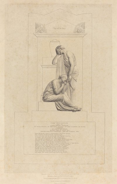 Monument to John Hudleston by Richard James Lane after John Flaxman
