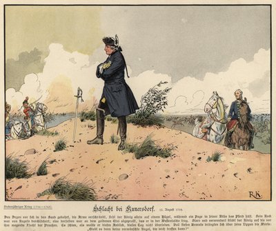 Battle of Kunersdorf by Richard Knoetel