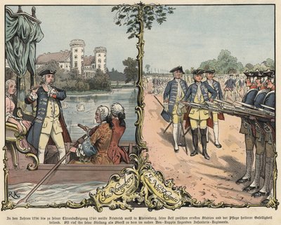 Crown Prince Frederick of Prussia at Rheinsberg and Neuruppin by Richard Knoetel