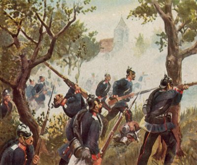 The Battle of Königgrätz, 3 July 1866 by Richard Knotel