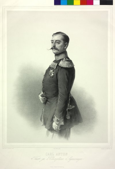 Carl Anton Prince of House of Hohenzollern-Sigmaringen by Richard Lauchert