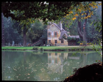 The Hameau de la Reine - La Maison de la Reine at the Hameau de la Reine Marie Antoinette, in the Park of the Chateau de Versailles by Richard Mique