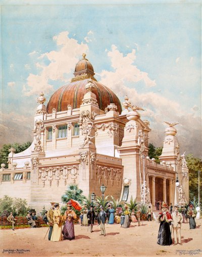 The Jubilee Exhibition in Vienna 1898: Pavilion of the City of Vienna by Richard Moser