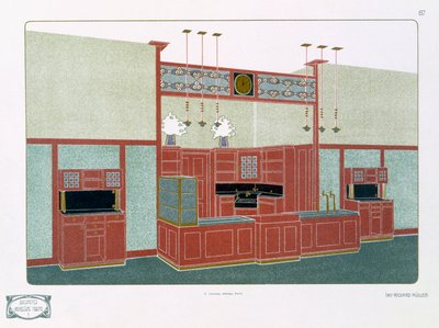 Pl 87 Architecture Moderne I, 19th or 20th century by Richard Muller