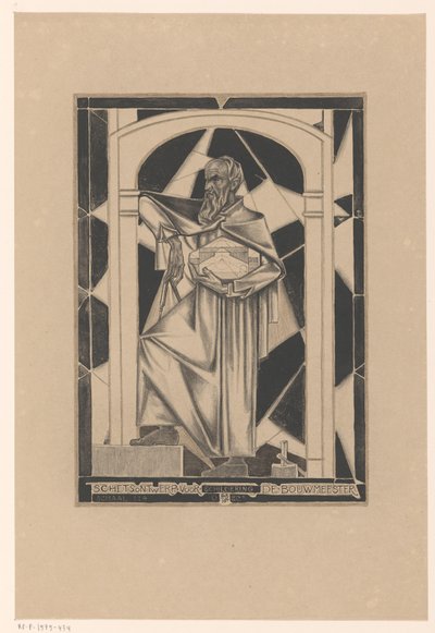 The Architect (Sketch Design for Painting) by Richard Nicolaüs Roland Holst