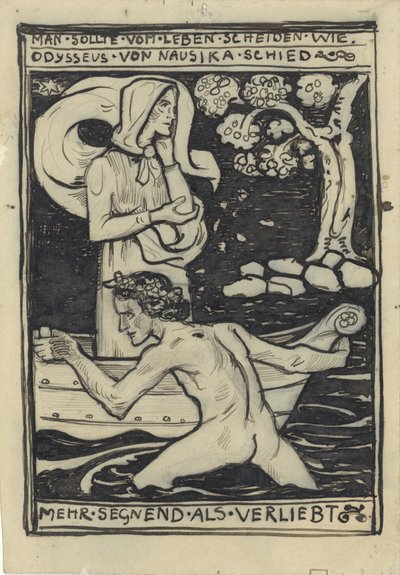 The Farewell of Odysseus and Nausicaa by Richard Nicolaüs Roland Holst