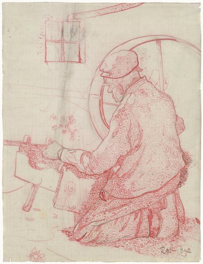 Home Weaver from Laren by Richard Nicolaüs Roland Holst