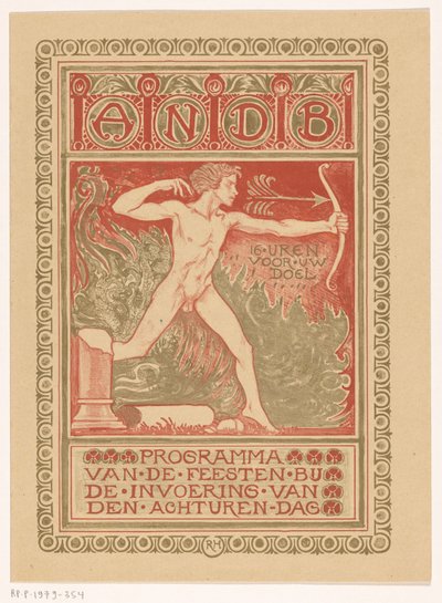 Cover Design for: Celebration Program of the General Dutch Diamond Workers