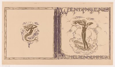 Cover Design for: Wendingen, Shell Issue, 1923 by Richard Nicolaüs Roland Holst