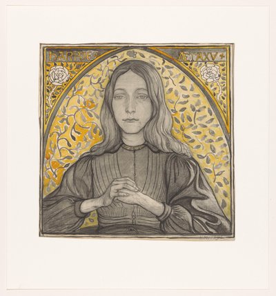Portrait of Harpje, Aged 15 by Richard Nicolaüs Roland Holst
