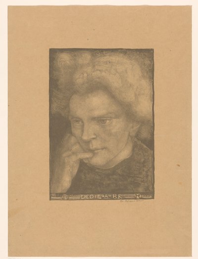 Portrait of an unknown woman by Richard Nicolaüs Roland Holst