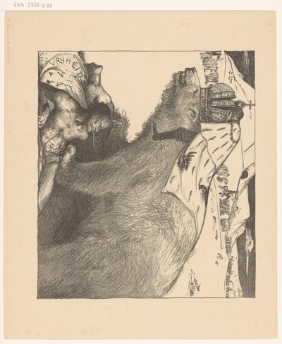 Tsar Nicholas II of Russia on the Russian Bear by Richard Nicolaüs Roland Holst