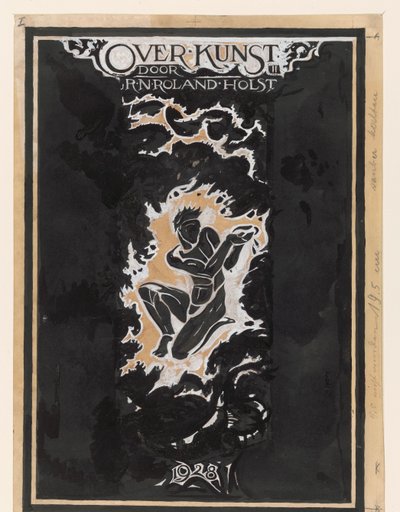 Second Design for the Book Cover for Over Kunst, II, by R.N. Roland Holst by Richard Nicolaüs Roland Holst