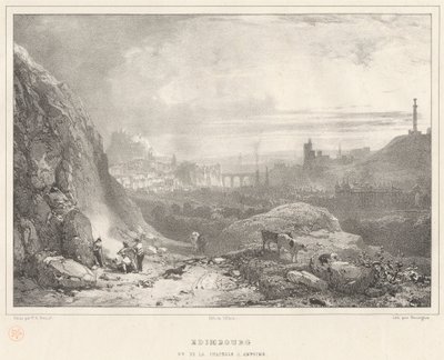 Edinburgh seen from St. Anthony