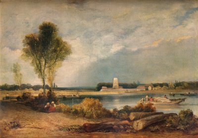 Landscape in Normandy, 19th Century, 1934 by Richard Parkes Bonington