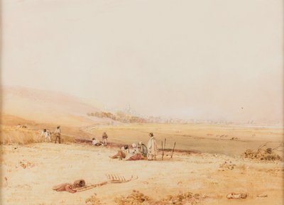 Le Treport seen from the Direction of Eu by Richard Parkes Bonington