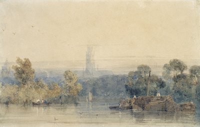 Near Boston, Lincolnshire by Richard Parkes Bonington