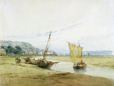Near Honfleur by Richard Parkes Bonington
