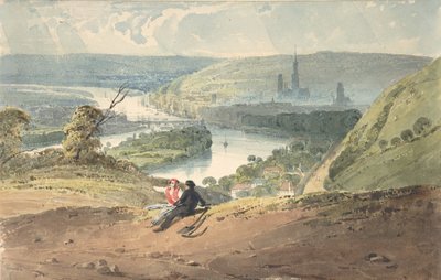View of Rouen from St. Catherine’s Hill by Richard Parkes Bonington