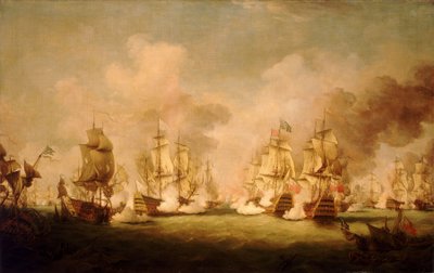 The Battle of Barfleur by Richard Paton