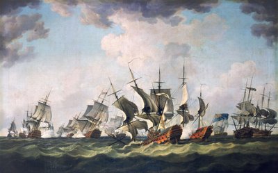 The Battle of Quiberon Bay, 20 November 1759 by Richard Paton