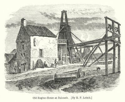 Old Engine-House at Dalcoath by Richard Principal (after) Leitch