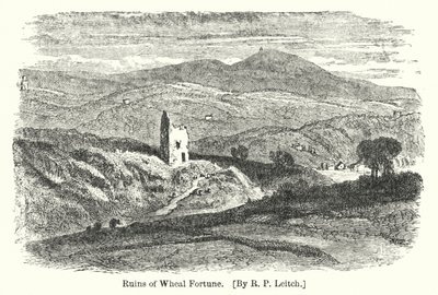 Ruins of Wheal Fortune by Richard Principal (after) Leitch