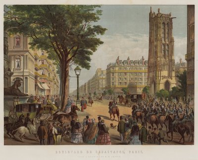 Boulevard de Sebastopol, Paris by Richard Principal Leitch