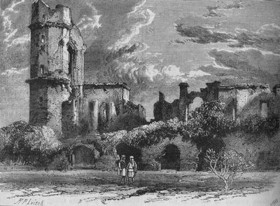 Ruins of the Residency at Lucknow by Richard Principal Leitch