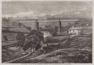 The Mottram Viaduct on the Manchester, Sheffield, and Lincolnshire Railway by Richard Principal Leitch
