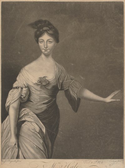 Mary Hale (née Chaloner), as Euphrosyne in 