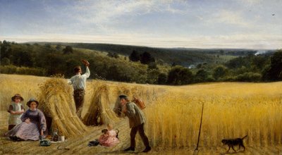The Valleys also Stand Thick with Corn by Richard Redgrave