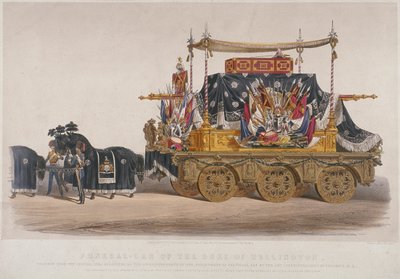 View of the funeral car of the Duke of Wellington by Richard Redgrave