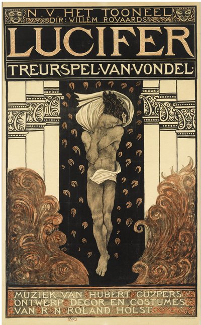 Poster for the play Lucifer, 1910 by Richard Roland Holst