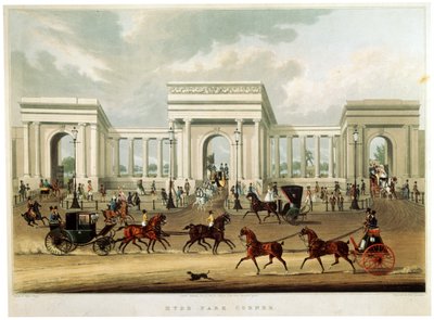 Hyde Park Corner, 1828 by Richard Rosenberg
