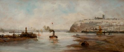 Cardiff Docks with Penarth Head by Richard Short