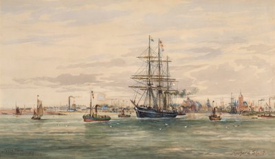 Terra Nova leaving Cardiff by Richard Short