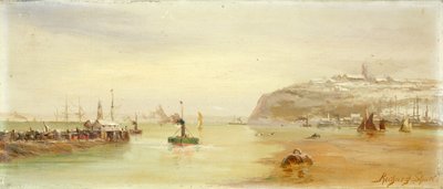 The Lighthouse Outside Cardiff Docks by Richard Short
