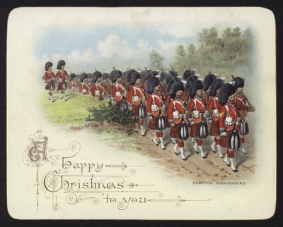 Cameron Highlanders by Richard Simkin