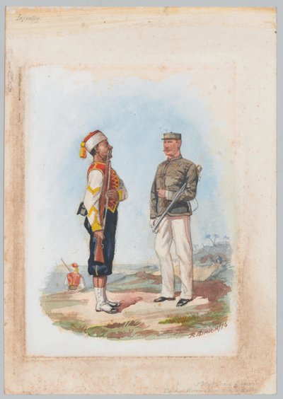 Infantry, 2nd West India Regiment by Richard Simkin