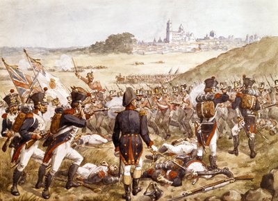 The Battle of Salamanca, 22 July 1812, circa 1900 by Richard Simkin