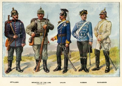 Types of the German Army by Richard Simkin