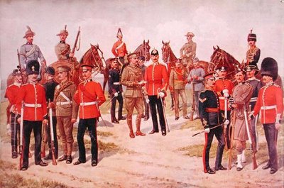 Types of the Territorial Army, from 