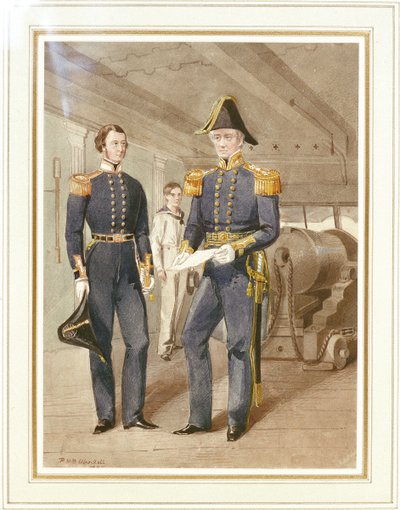 The Royal Navy. No 4. Mate. 2nd Class Boy. Commodore by Richard Ubsdell