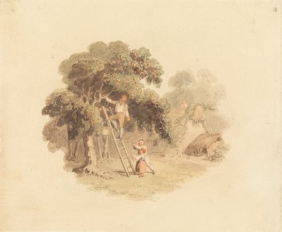 An Apple Tree Near a Cottage by Richard Westall