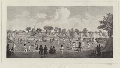 Cricket at Moulsey Hurst by Richard Westall