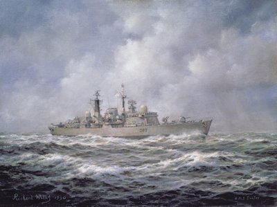 H.M.S. Exeter, Type 42 (Batch 2) Destroyer by Richard Willis